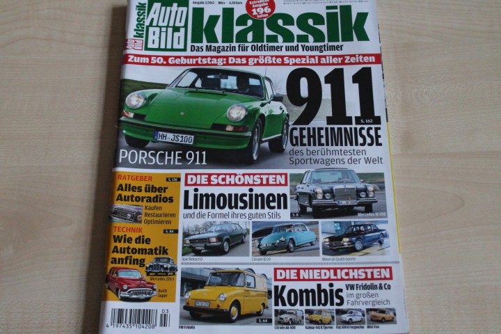 Deckblatt Auto Bild Klassik (03/2013)